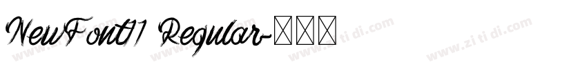 NewFont11 Regular字体转换